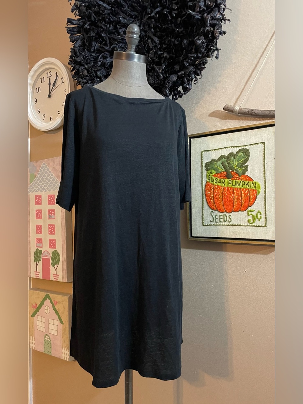 Eileen Fisher BLACK
BATEAU NECK TUNIC